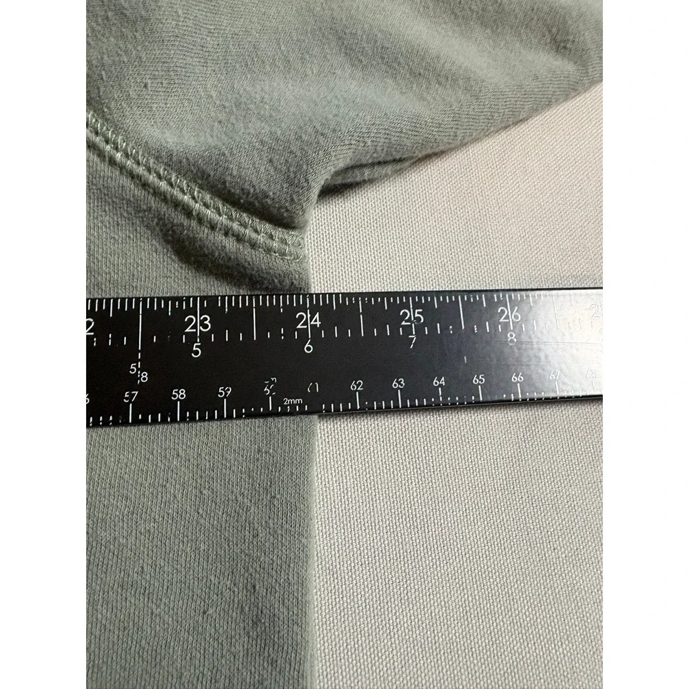 The North Face Heritage Patch Hoodie L Sage Green Pullover Fleece Men
